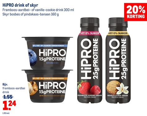 HiPRO Drink Of Skyr Aanbieding Bij Makro