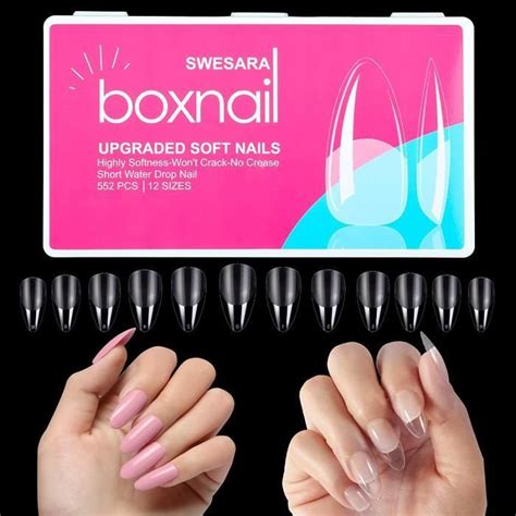 Swesara Pi Ces Faux Ongles Capsules Gel Capsule Americaine Gel