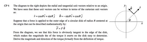 Solved Cp4 The Diagram To The Right Depicts The Radial And