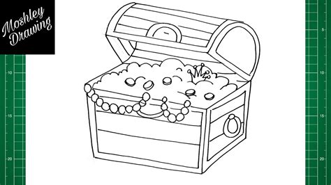 Treasure Chest Drawing Easy