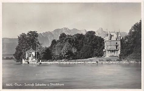 Thun Schloss Schadau Und Stockhorn Ansichtskarten Shop Ak Fundus