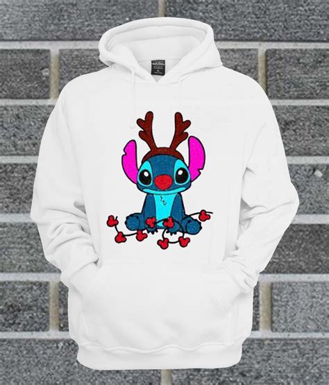 Reindeer Stitch Merry Christmas Hoodie