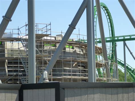 Incredible Hulk Coaster Refurbishment Update – Queue Work Continues ...