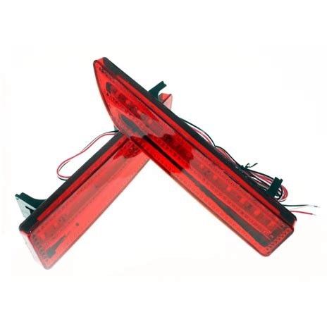 Luz Led Roja Reflectora De Parachoques Trasero Para Honda Crv Luz