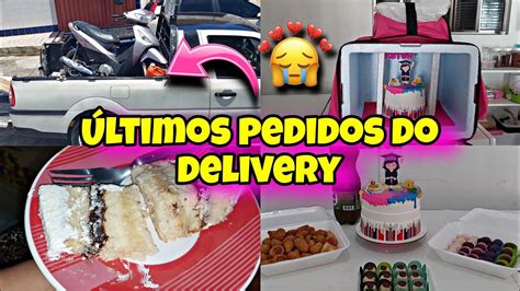 VOU FECHAR O DELIVERY KIT FESTA BOLO FLORK IFOOD MINHA MOTO BATEU O