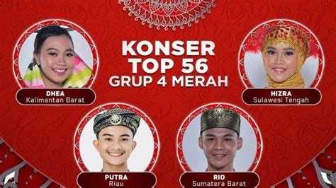 LINK Live Streaming LIDA 2021 Malam Ini Top 56 Besar Grup 4 Merah Yang