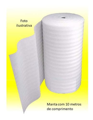 Manta Polietileno Expandido 1mm Embalagem Espuma 10 Mts