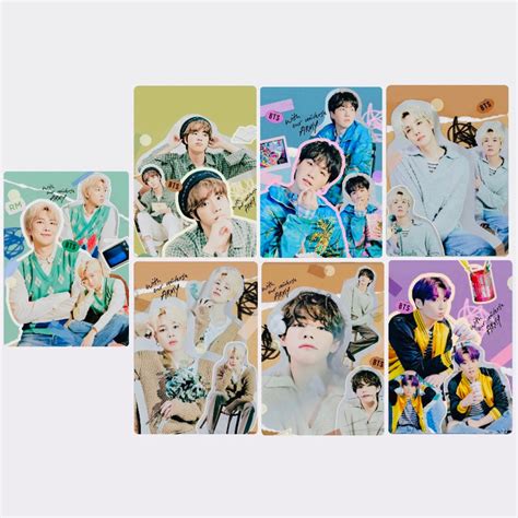 Bts Deco Kit Preview Photocards Etsy Uk