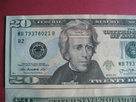 United States 20 Dollars 2013 A Jackson Unc Real Currency Banknote