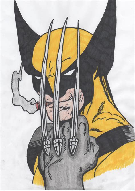 Wolverine Cartoon Drawing at GetDrawings | Free download