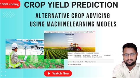 Crop Yield Prediction Based On Indian Agriculture Using Machine Learning Python 2022 2023