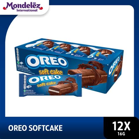 Promo Oreo Biskuit Soft Cake Bolu Coklat 16g 1 Box Isi 12 Pcs Snack