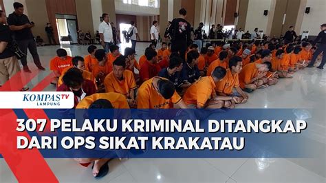 Pelaku Kejahatan Diringkus Selama Ops Sikat Krakatau Youtube