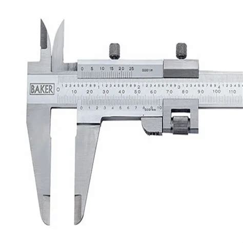 Stainless Steel Baker Vernier Caliper With Fine Adjustment Model Name