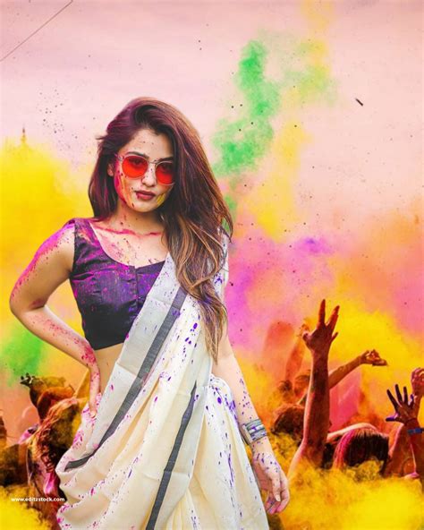 Holi Editing Background Online
