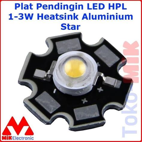 Jual Jual Plat Pendingin Led Hpl W W Heat Sink Aluminium Pcb