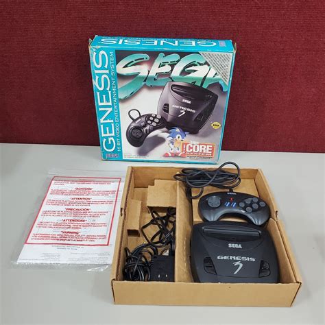 Sega Genesis 3 Console In Box Works Majesco MK-1461 The Core System