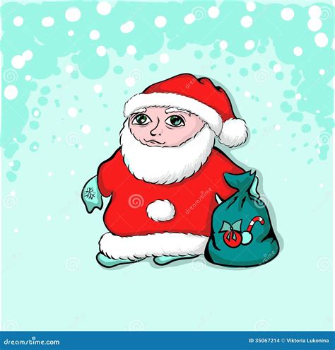 Santa Claus. A Young Santa Claus. Stock Images - Image: 35067214