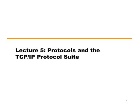 SOLUTION Bct 2305lecture 5 Protocols And Tcp Ip Studypool