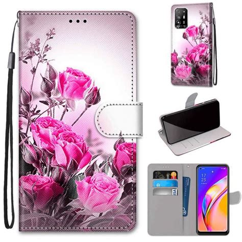 Exquis Etui Housse Pour Oppo A G A G Rose Sauvage Cuir Pochette