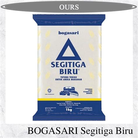 Jual BOGASARI Segitiga Biru Tepung Terigu 1kg Shopee Indonesia