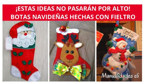 Estas Ideas No Pasar N Por Alto Botas Navide As Hechas Con Tela De