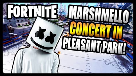 Marshmello Concert LIVE From Pleasant Park Fortnite Season 7 YouTube