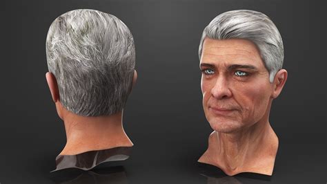 Male Heads Collection 2 3d Model 129 3ds Obj Max C4d Ma Free3d