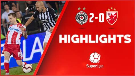 Partizan Crvena Zvezda 2 0 161 Derbi Highlights YouTube