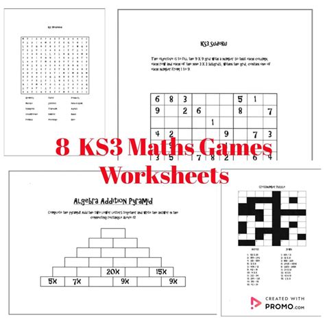 KS3 Maths Games Worksheet – Free and Premium Teaching Resources & Worksheets | Lesson Planned