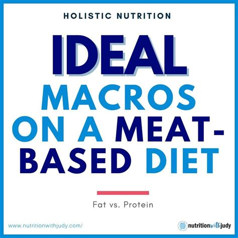 Carnivore Diet Macros Nutrition With Judy Holistic Wellness