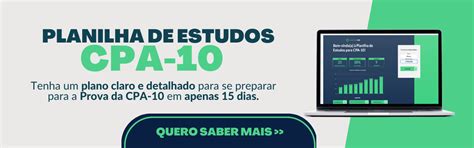 Quanto Tempo Estudar Para Passar Na CPA 10 CPA 20 Ou CEA