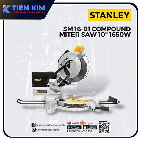 Stanley SM16 Compound Miter Saw 10 254mm 1650W Shopee Philippines