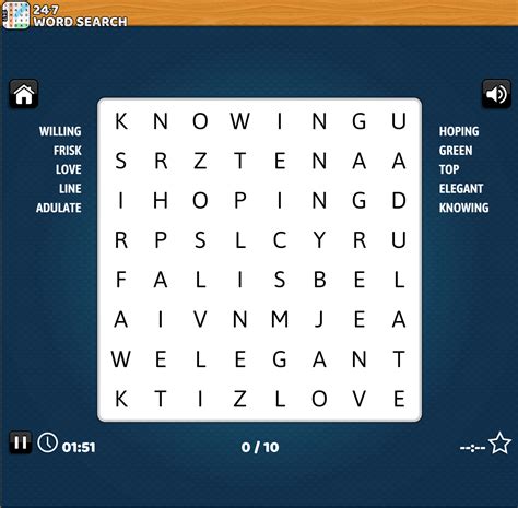 Word Search 247 - Play Free Word Search Puzzles Online