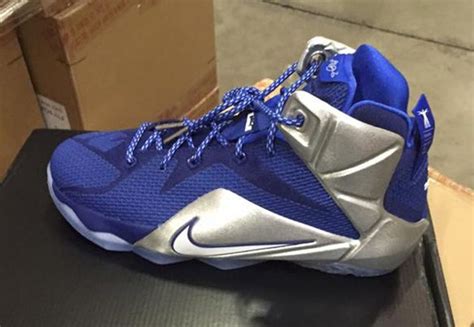 Nike LeBron 12 Deep Royal Blue Metallic Silver Lyon Blue