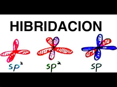 HIBRIDACION SP3 SP2 SP TEORIA Y EJEMPLO YouTube