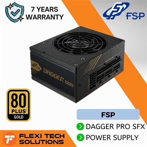 FSP Dagger 850w 650w Pro 80 Plus Gold SFX Full Modular PSU Power