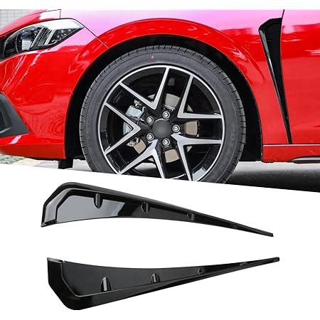 Amazon Dewkou Pack Car Side Fender Vents Side Vent Trim Abs