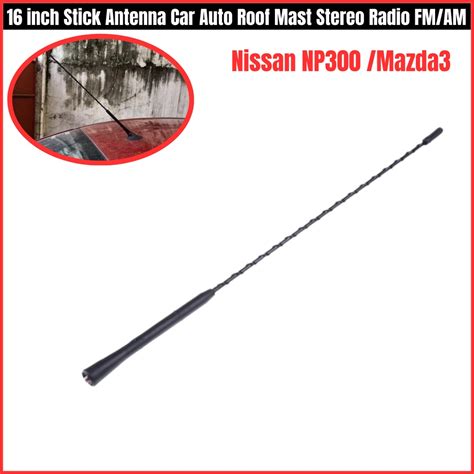 New Inch Universal Stick Antenna Car Auto Roof Mast Stereo Radio Fm