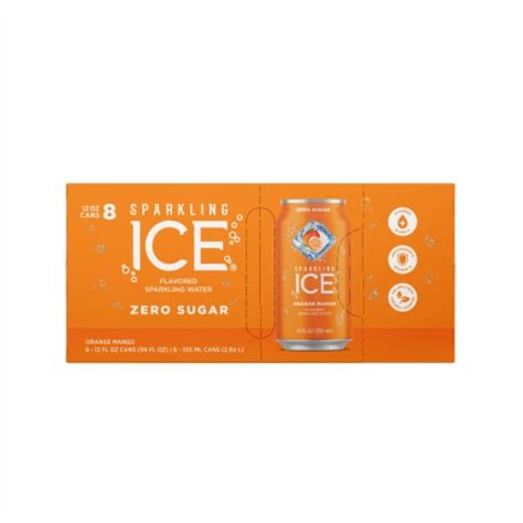 Sparkling Ice Orange Mango Flavored Sparkling Water Cans Pk Fl