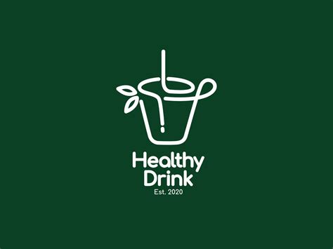 Healthy Drink Logo Design Concept By Amier Grafis On Dribbble