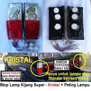 Jual Lampu Stop Stop Lamp Toyota Kijang Super Kristal Peting