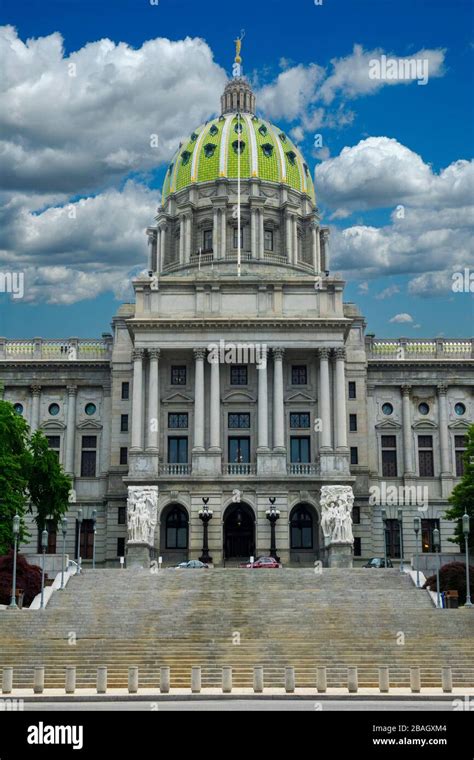 State capitol capital building at Harrisburg PA Pennsylvania Stock ...