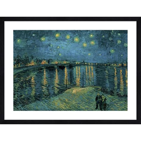 Quadro Stampa Su Tela Vincent Van Gogh La Notte Stellata