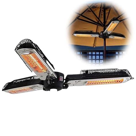 Umbrella Heater Electric Outdoor Heaters For Patio Electric Waterproof
