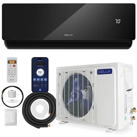 Della 12000 Btu Wifi Enabled 20 Seer Eco Smart Ac Unit Efficient Cooling And Heating For 550 Sq