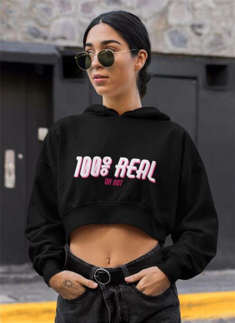 Custom Crop Top Hoodie Create Your Own Cropped Hoodies