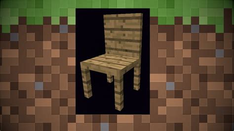 How To Build A Working Chair In Minecraft Xbox Youtube