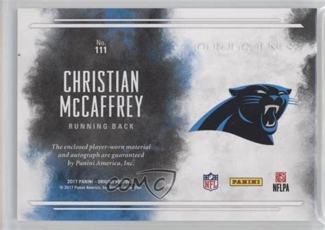 Panini Origins Rookie Jumbo Patch Autographs Red Christian