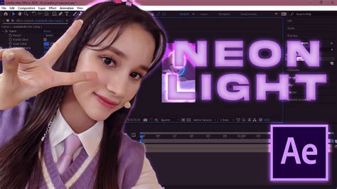 After Effects Neon Line Light Tutorial Kayexu Youtube